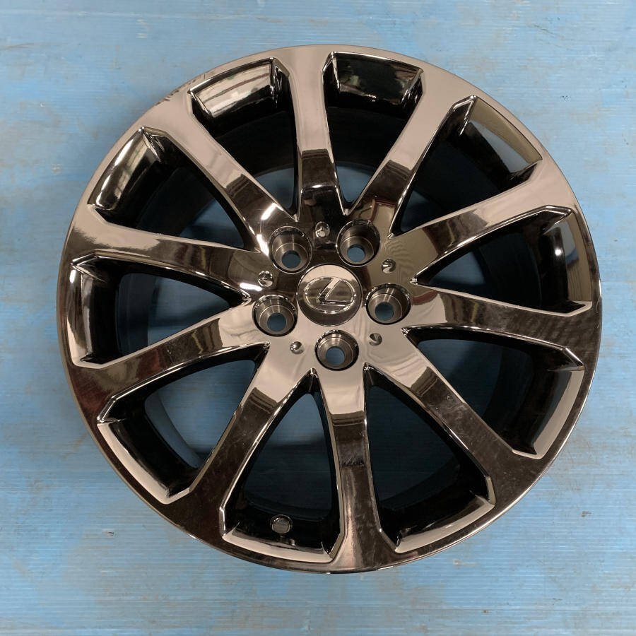 レクサス GS 19系 メッキ 純正ホイール 単品 18×8J PCD114.3 5穴 OFF+ 