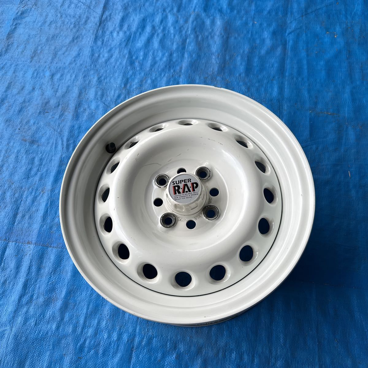 SUPER RAP スーパーラップ BRIDGESTONE製 14インチ 6J4穴PCD100 