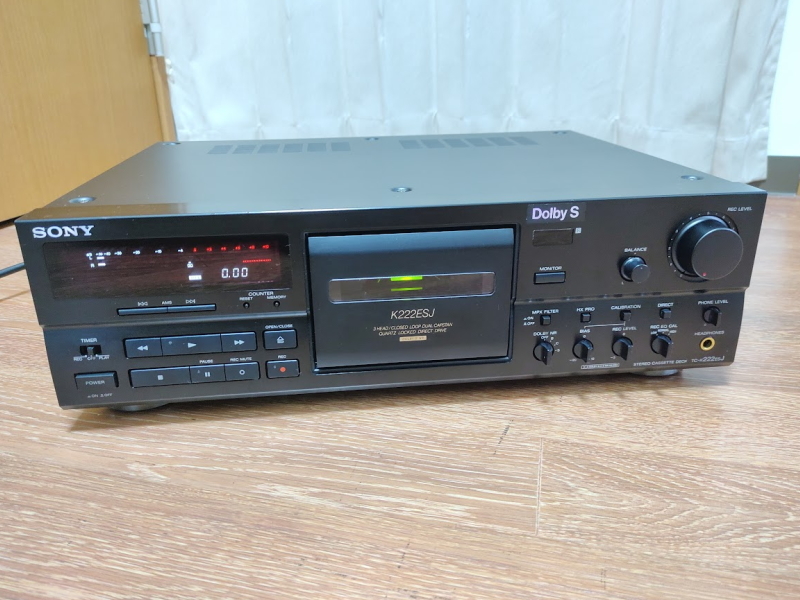 [整備済み] SONY TC-K222ESJ ３ヘッド カセットデッキ　ボディカバー全塗装 キャリブレーション機能搭載