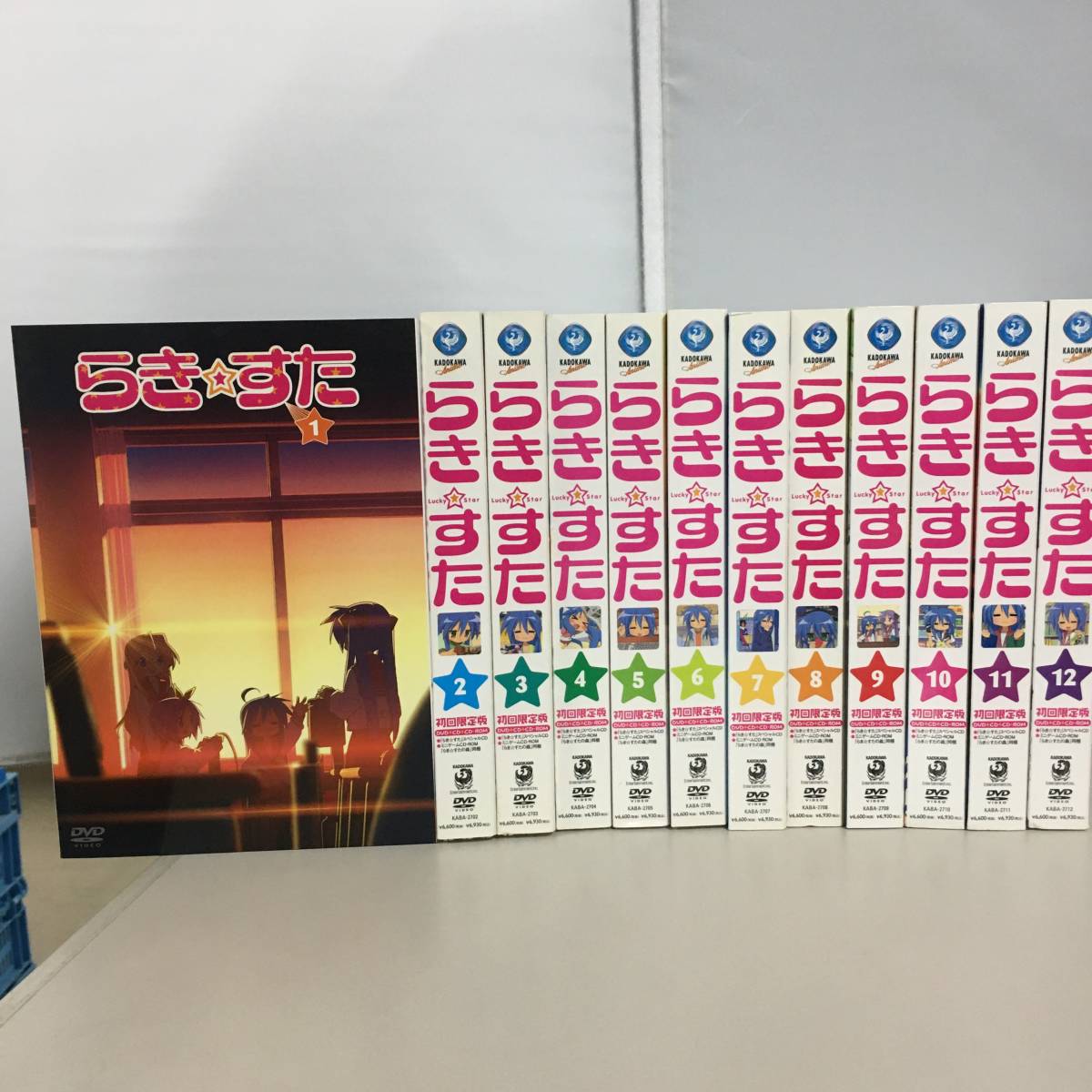 □らきすた 限定版 全12巻セット DVD CD CD-ROM 【23/0620/01(コミック