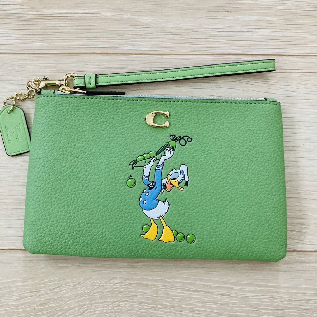 ☆ COACH コーチxディズニー限定コラボ ポーチ CH499 リストレット 