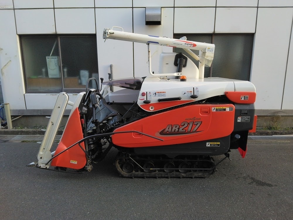 H-0131】中古品 kubota / クボタ コンバイン AR217 R9801G 2条刈 17