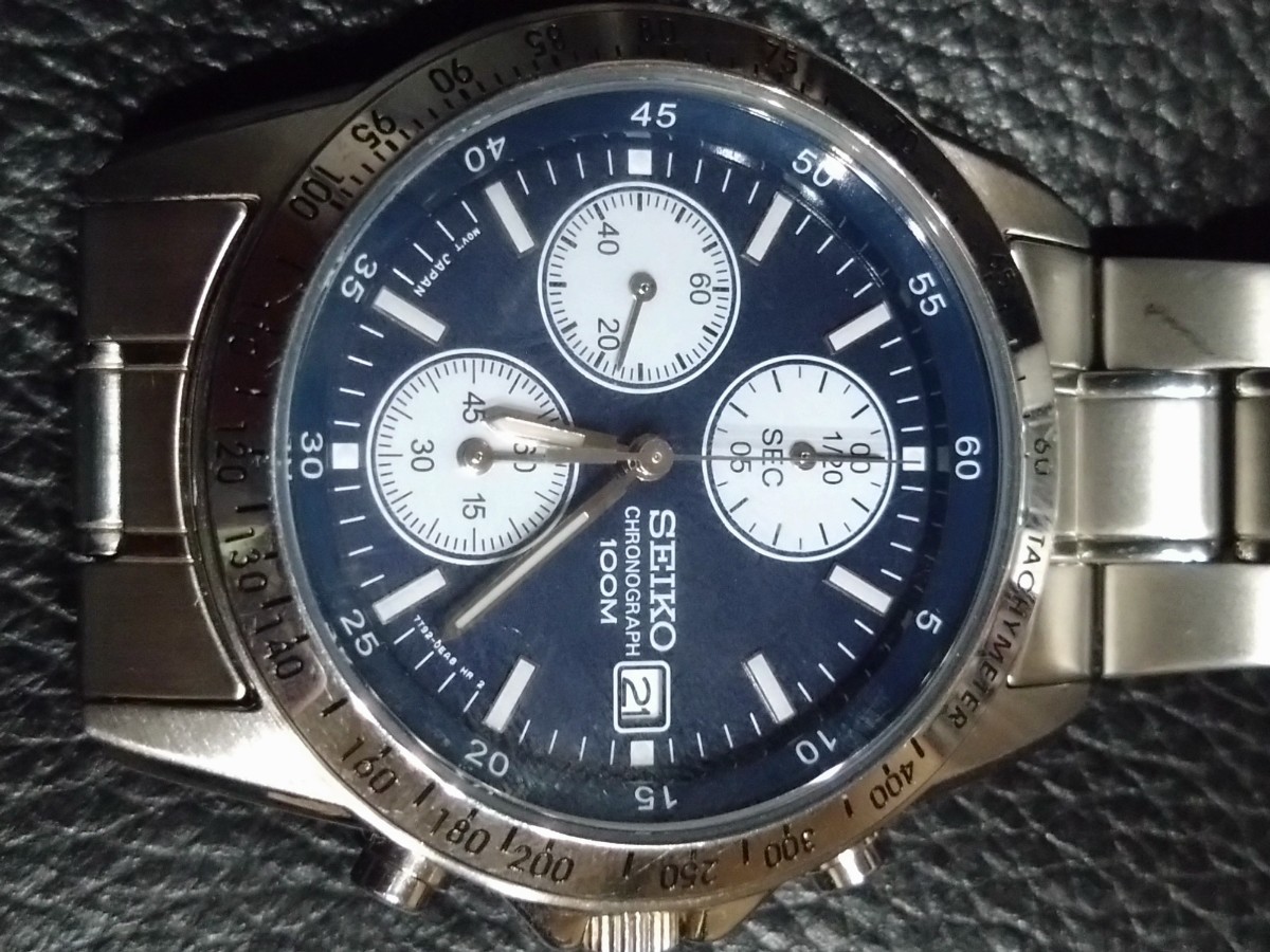 SEIKO セイコー 7T92-0DW0 クロノグラフ 動作確認済み 【公式通販】