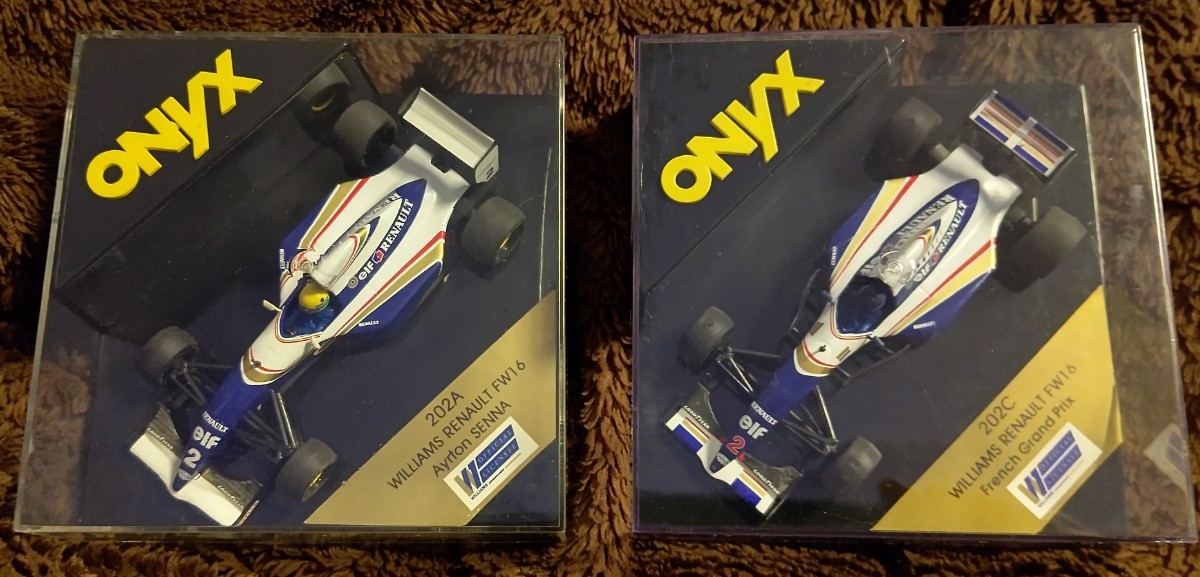 ONYX オニキス 1/43 #202A.202C WILLIAMS・RENAULT・FW16 2台セット 