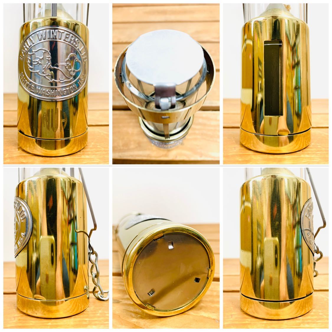 ☆ぴかぴか鏡面！極上☆ブラス製☆アーリーウィンターズ キャンドル  