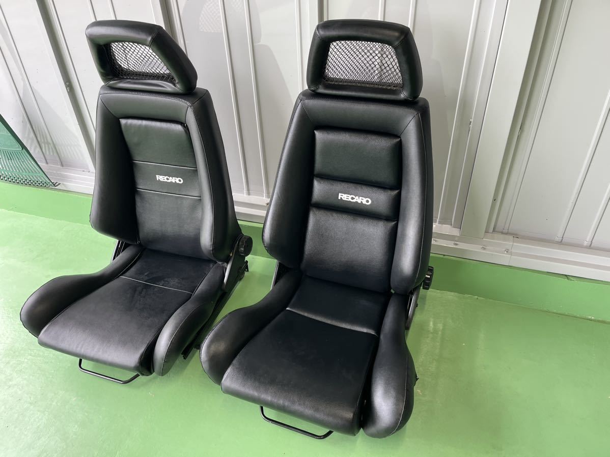 美品 RECARO レカロシート セミバケットシート 運転席 助手席 2脚 