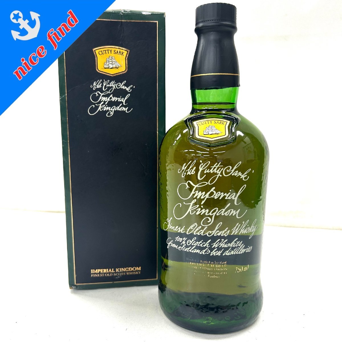 未開栓◆カティサーク CUTTY SARK◆IMPERIAL KINGDOM 750ml アルコール43% 箱付 スコッチ ウイスキー 洋酒 古酒 お酒