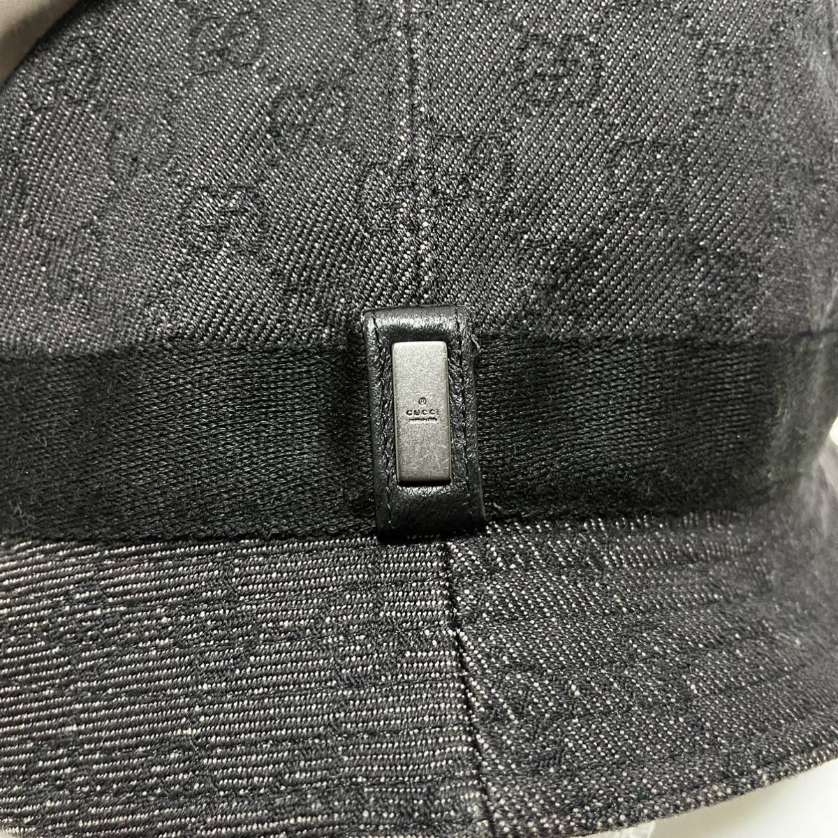 希少【美品】GUCCI グッチ バケットハット 帽子 Lサイズ GG柄 GG