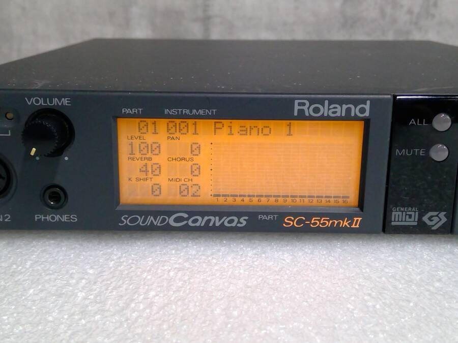 Roland ローランド SC-55mkⅡ 音源モジュール sound canvas サウンド