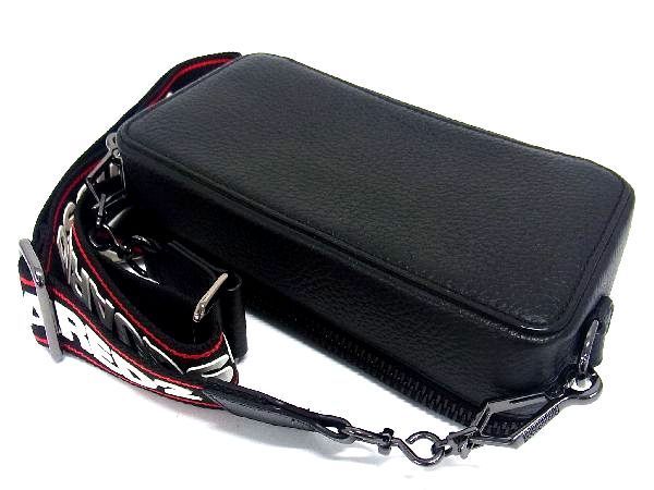 1円 □極美品□ DSQUARED2 ディースクエアード レザー 2WAY クロス 
