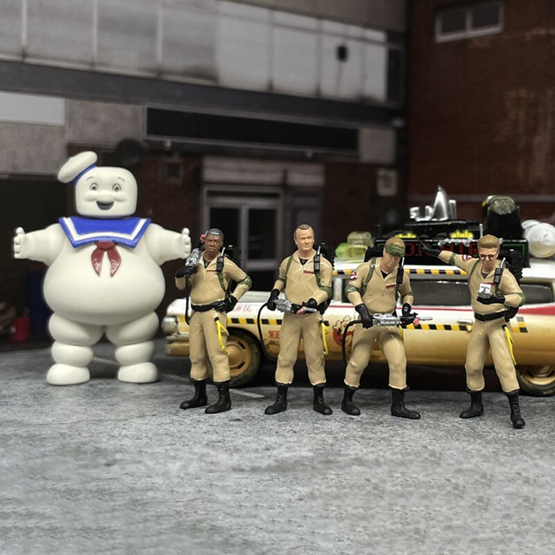 ゴーストバスターズ フィギュア ミニチュア樹脂カー,1⁄64スケール