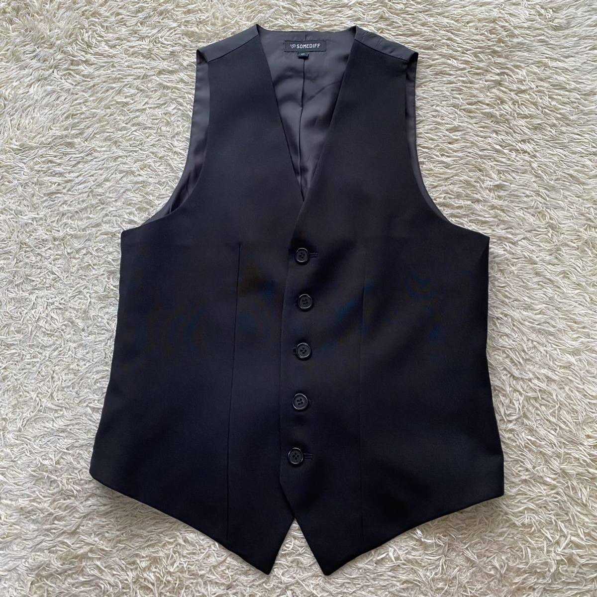 圧巻のスリーピース◎ メンズビギ MEN'S BIGI スーツ セットアップ S