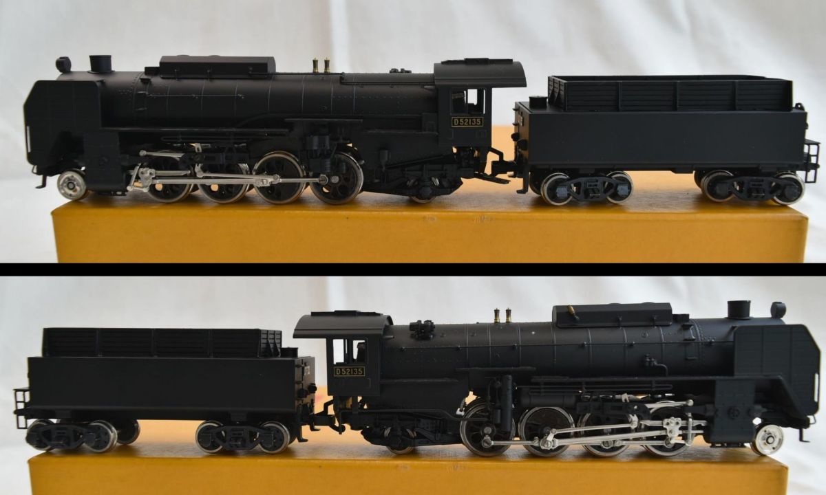 T56005 アダチ Adachi JNR D52 135 戦時型 Hoスケール 黒 No.1006
