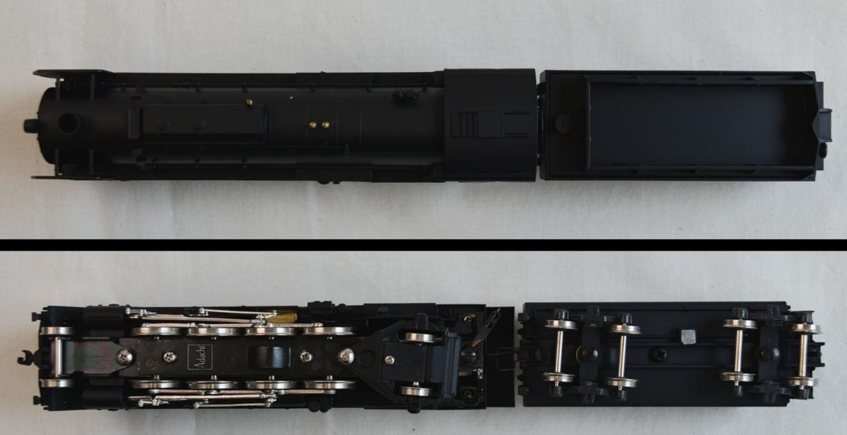 T56005 アダチ Adachi JNR D52 135 戦時型 Hoスケール 黒 No.1006