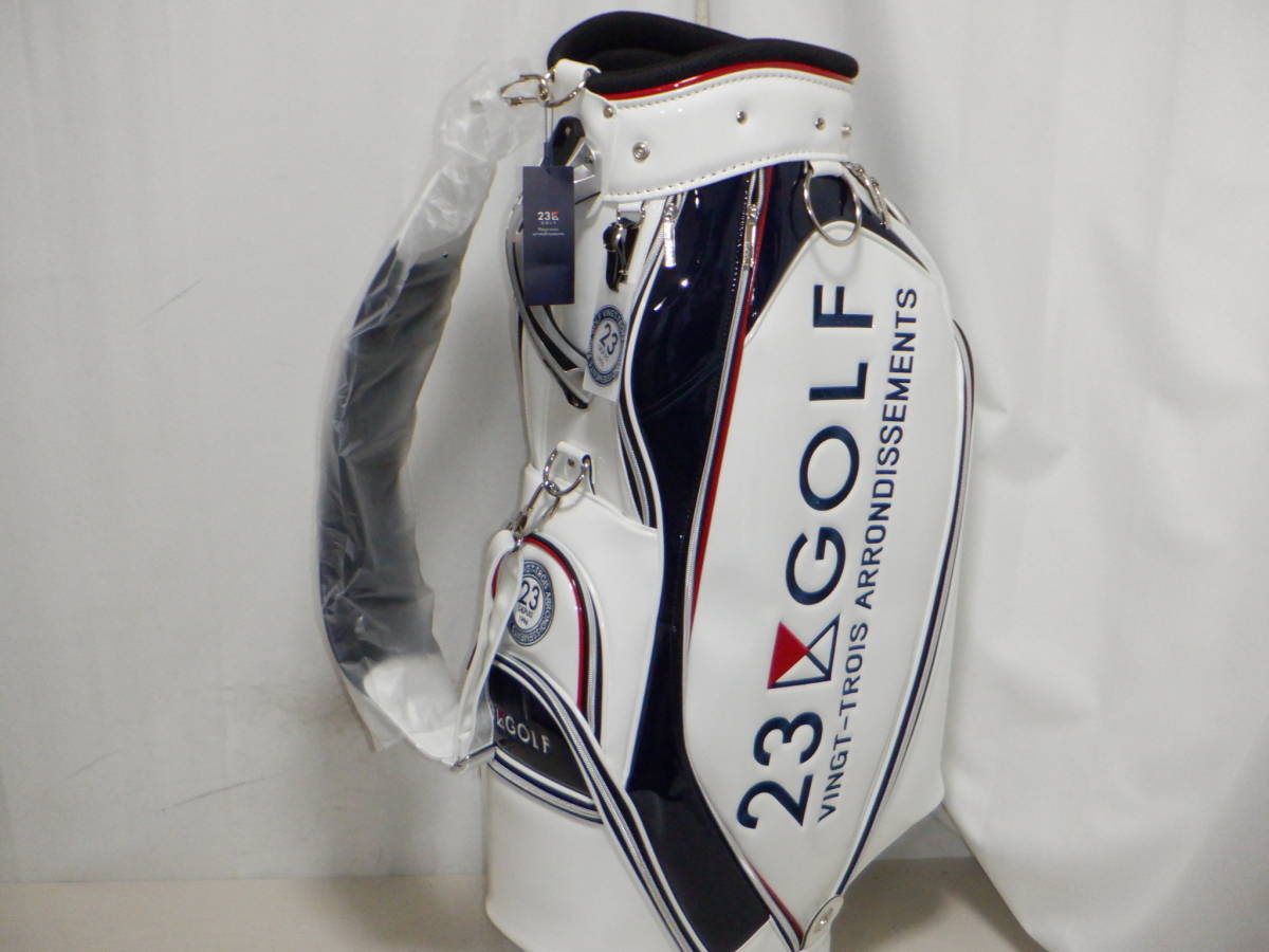 23区GOLF☆ONWARD☆9.5型☆軽量☆良品☆カート☆SILVER×カモ