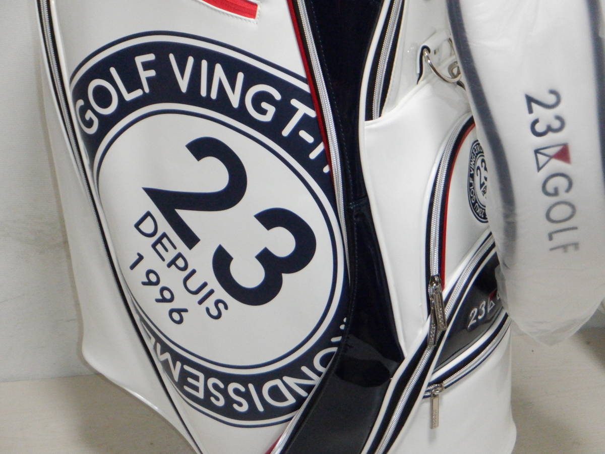23区GOLF☆ONWARD☆9.5型☆軽量☆良品☆カート☆SILVER×カモ