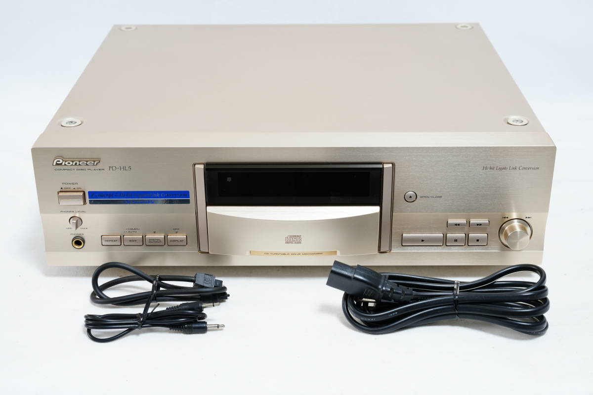 Pioneer dac24搭載 ターンテーブル式 CDプレーヤー PD-HL5 完動品
