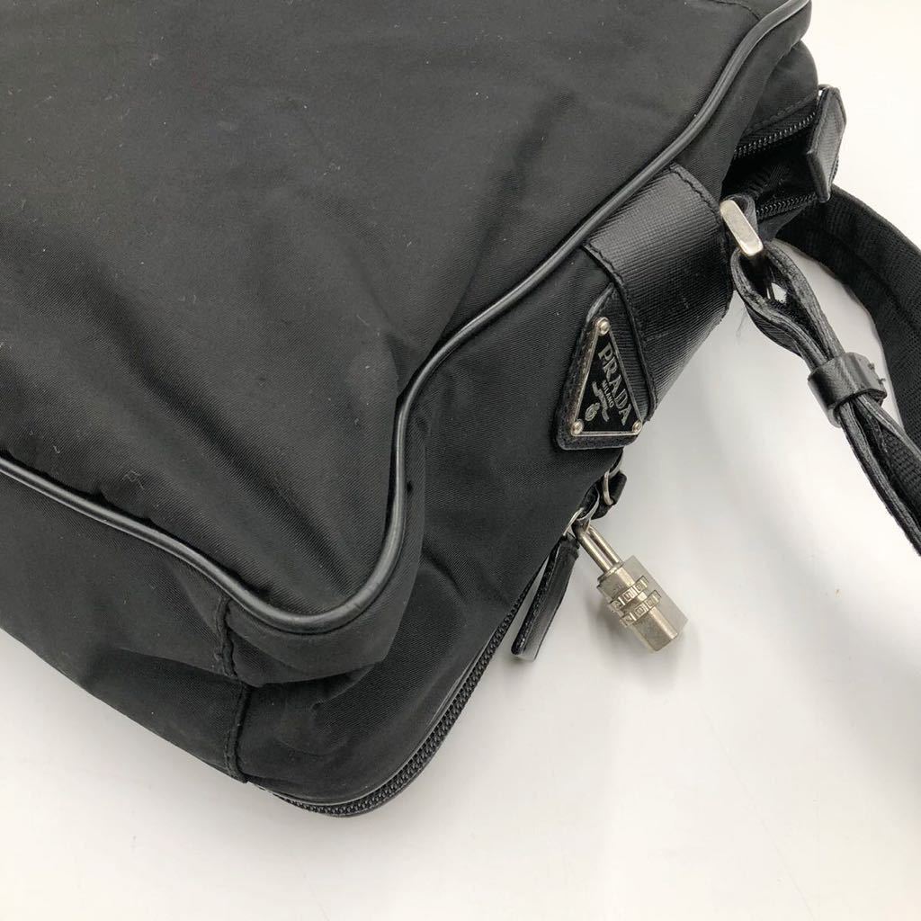1円【良品】PRADA プラダ 2WAY ビジネスバッグ ブリーフケース ハンド