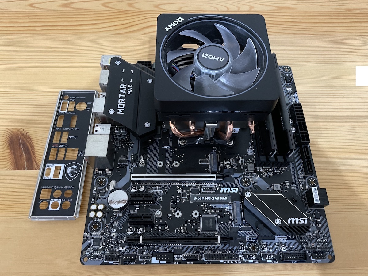 中古 AMD Ryzen 7 3700X + MSI B450M MORTAR MAX + KLEVV DDR4 3200