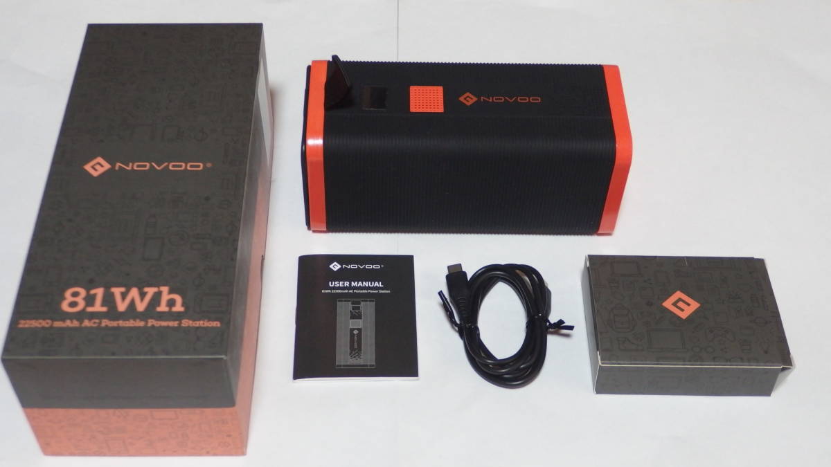 ポータブル電源 NOVOO 22500mAh 85W 【公式通販】