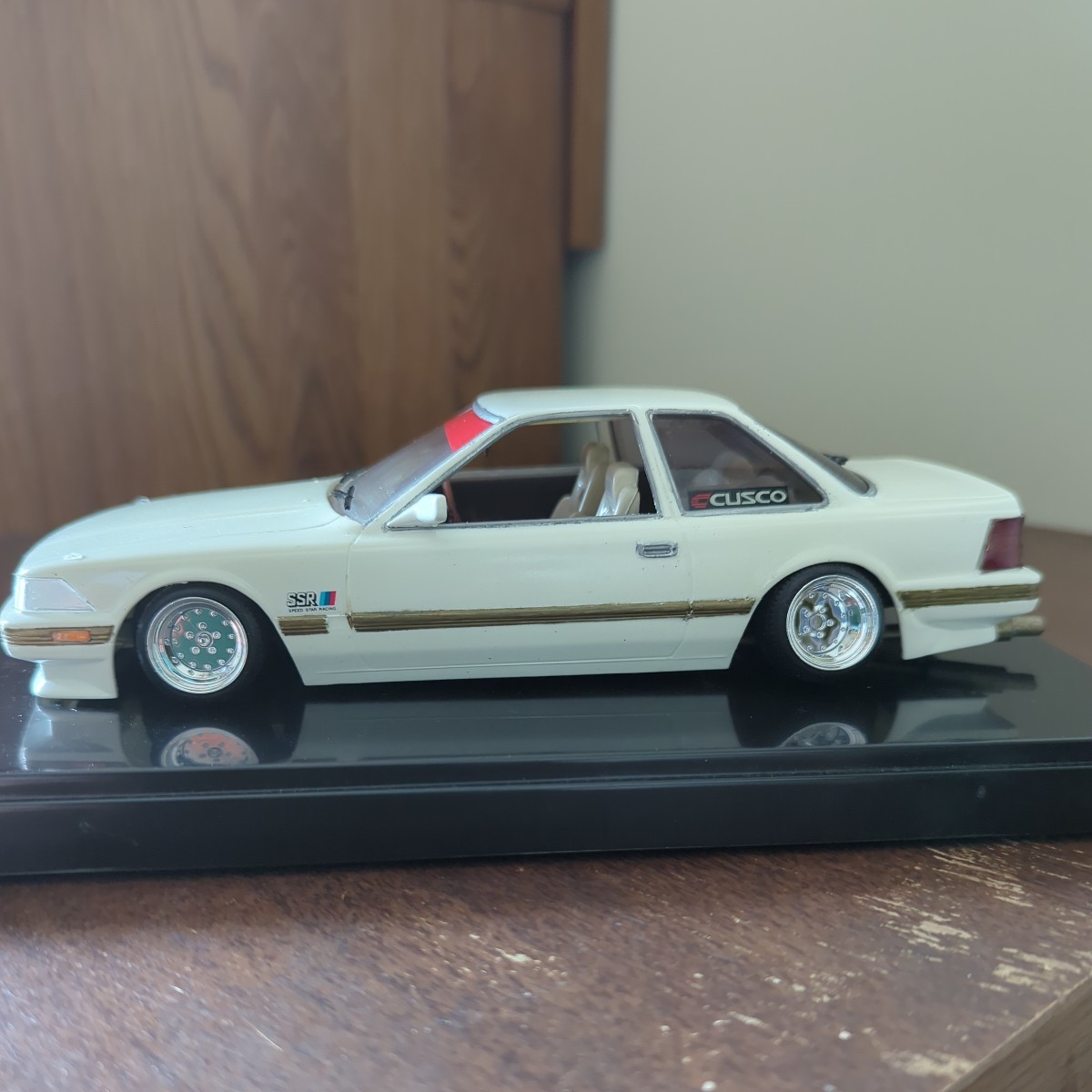 1/24 フジミ製 トヨタ ソアラ MZ21 アオシマ製 マークⅠ 5穴 完成 