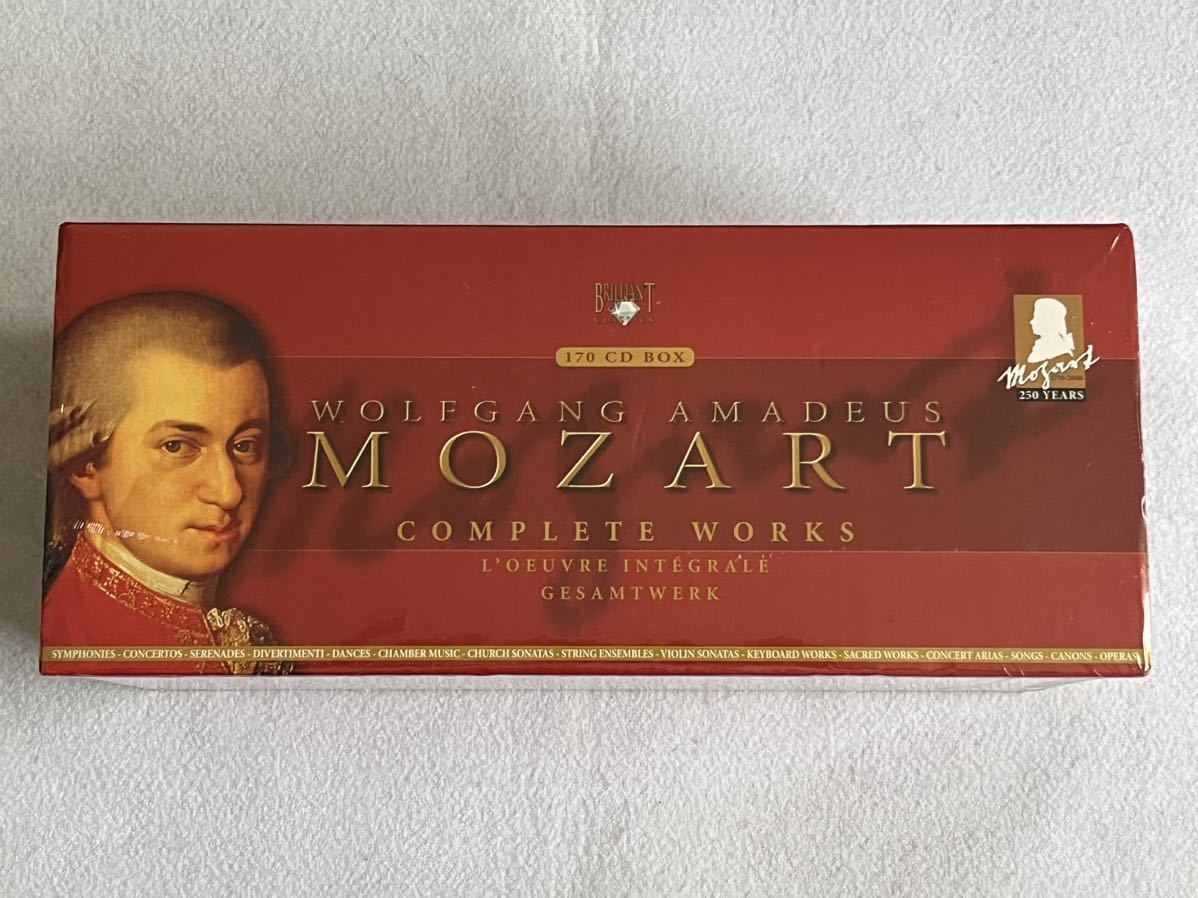 WOLFGANG AMADEUS MOZART Complete Works 170 CD BOX モーツァルト作品