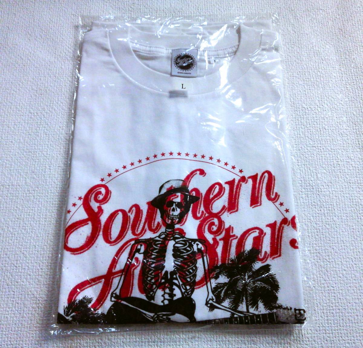 未開封 送料160 サザンオールスターズ E⑨ Tシャツ 白 L スケルトン