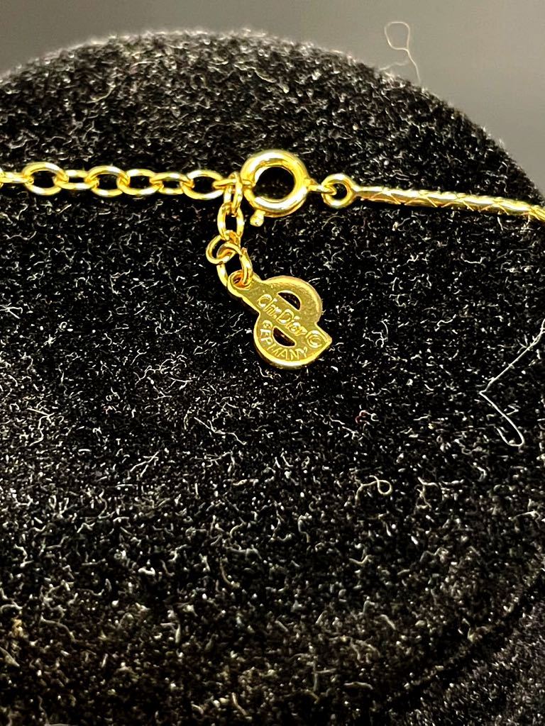 極美品】Christian Dior ディオール ヴィンテージ ラインストーン