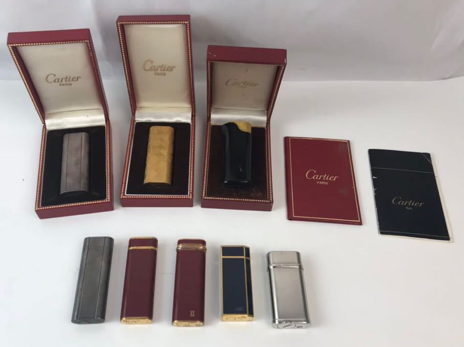 1円〜○☆一部着火未確認☆Cartier カルティエ ガスライター