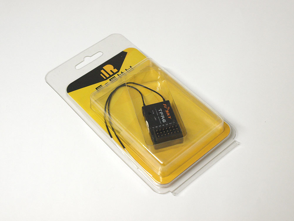 【M1052A】Frsky TFR6 2.4Ghz 7ch 受信機（検： フタバ FASST 互換 RX レシーバー RC ラジコン スペア パーツ N001）