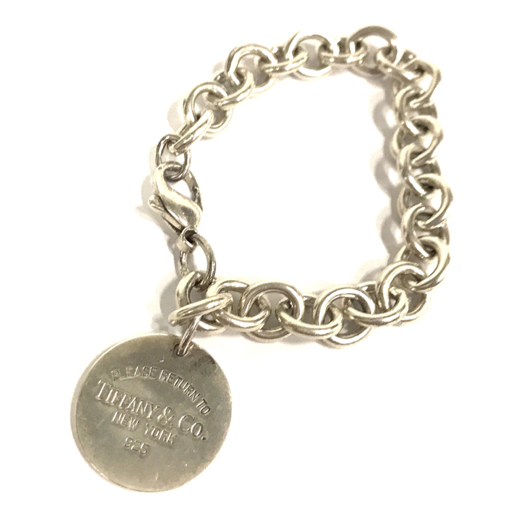 ティファニー リターントゥ ティファニー ブレスレット シルバー 925 全長約18cm 総重量約37.6g Tiffany＆Co.