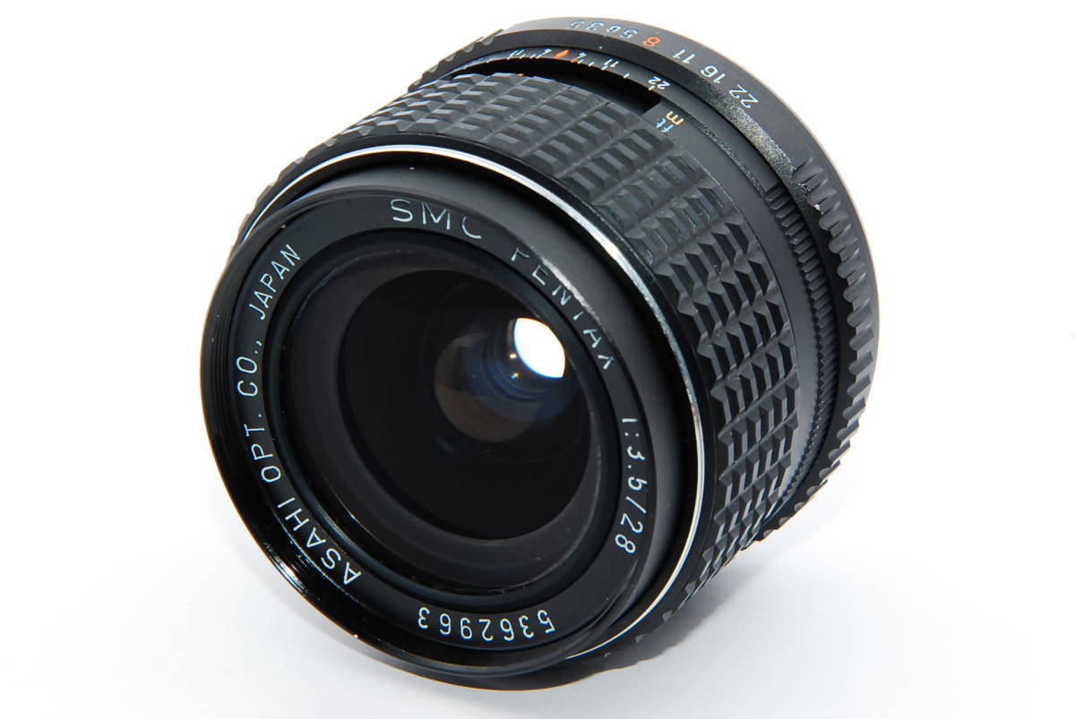 美品 SMC PENTAX 28mm f3.5 ペンタックスkマウント 28mm SMC Pentax - F3.5 Lens K f3.5 Prime Takumar Reviews Wide