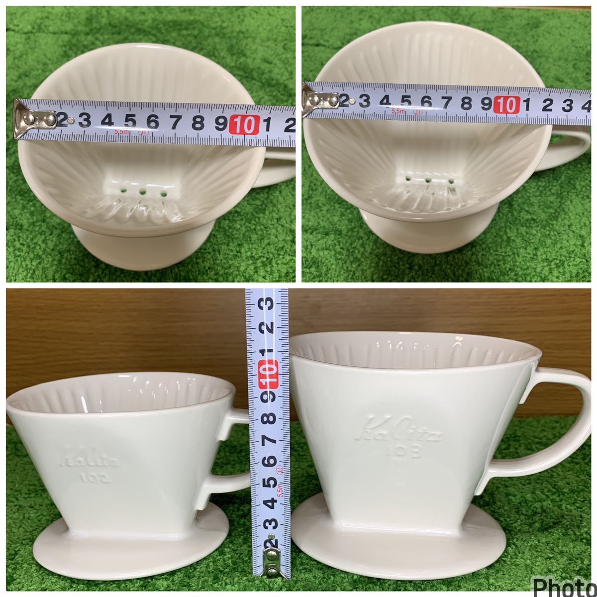 Kalita カリタ コーヒードリッパー 102 103 ドリッパー 2点セット 陶器 