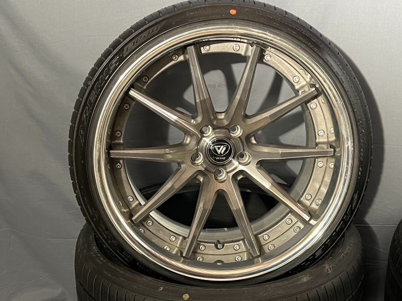 W332★☆VERZ-WHEELS　KCV02　20インチ 10.5J±0 114.3-5H　クリスタルグレー　1本☆★