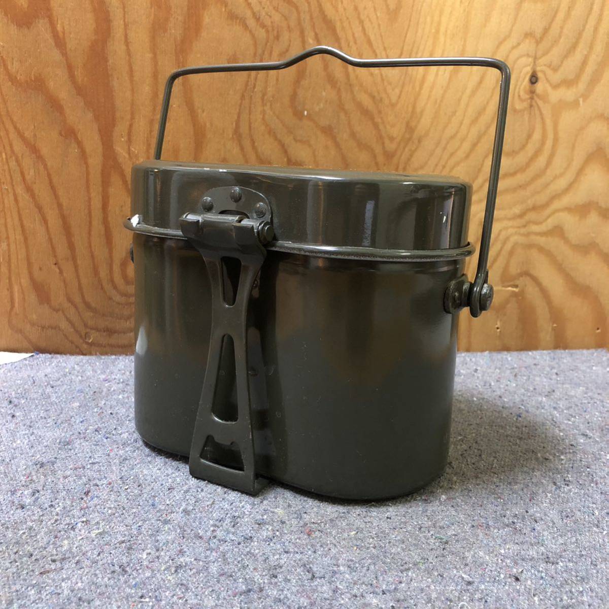 スイス軍　メスキット スイス軍 ビンテージメスキット 飯盒 メスティン 3ピース ブラック ドイツ