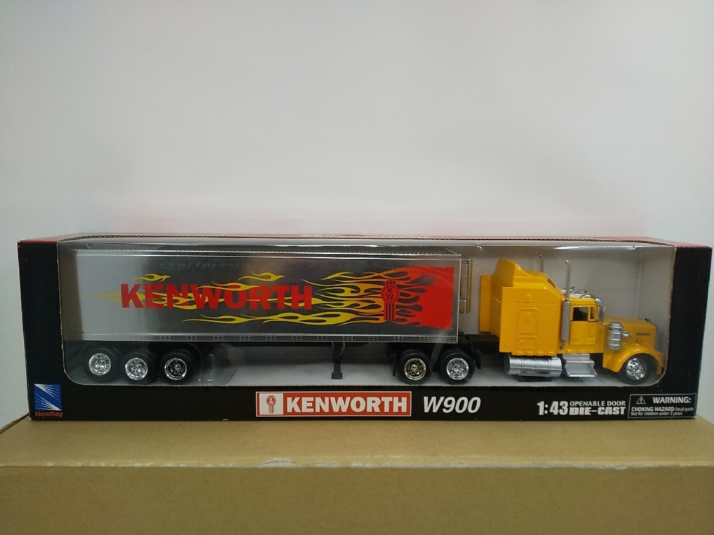 □ NewRayニューレイ 1/43 KENWORTH W900 Long Hauler ケンワース