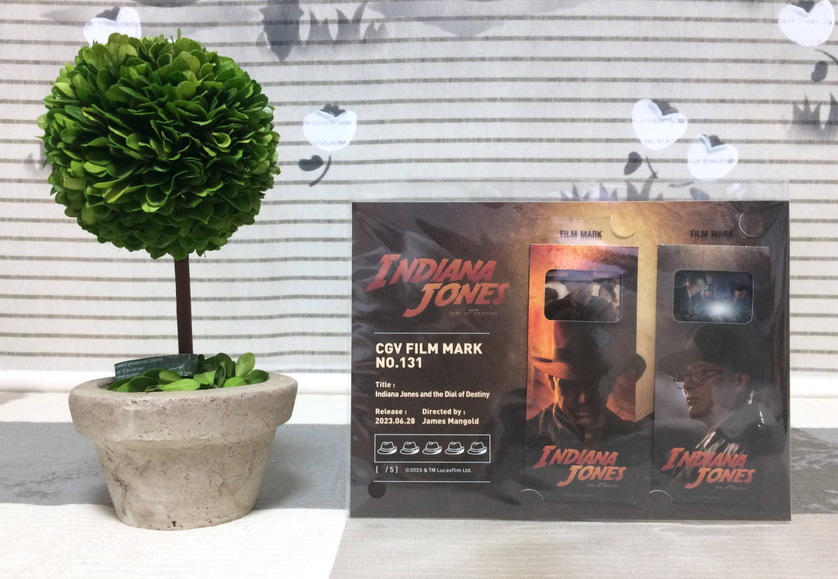 入場者特典・フィルムマークセット■インディ・ジョーンズと運命のダイヤル★2023年6月