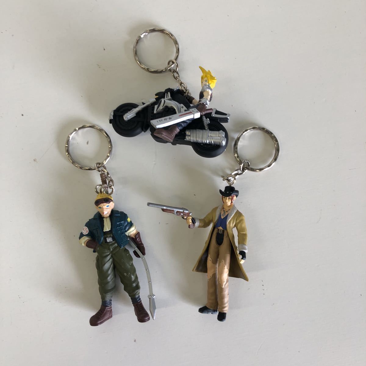 ☆◇【中古】ファイナルファンタジー キーホルダー 3点セット 汚れ有り 