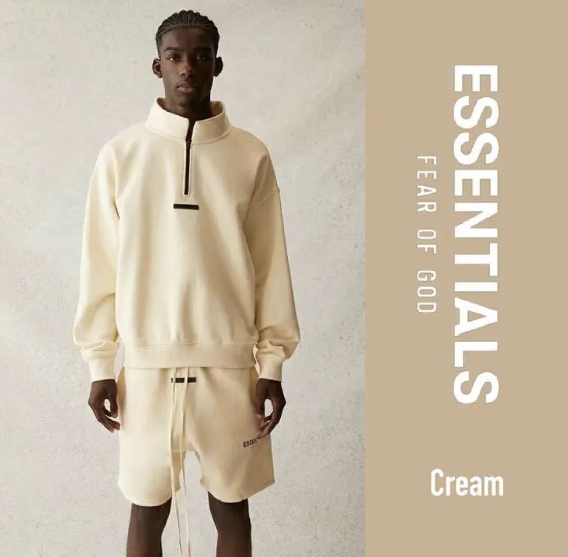 新品FOG Essentials エッセンシャルズ スウェットショートパンツ XLサイズ クリーム