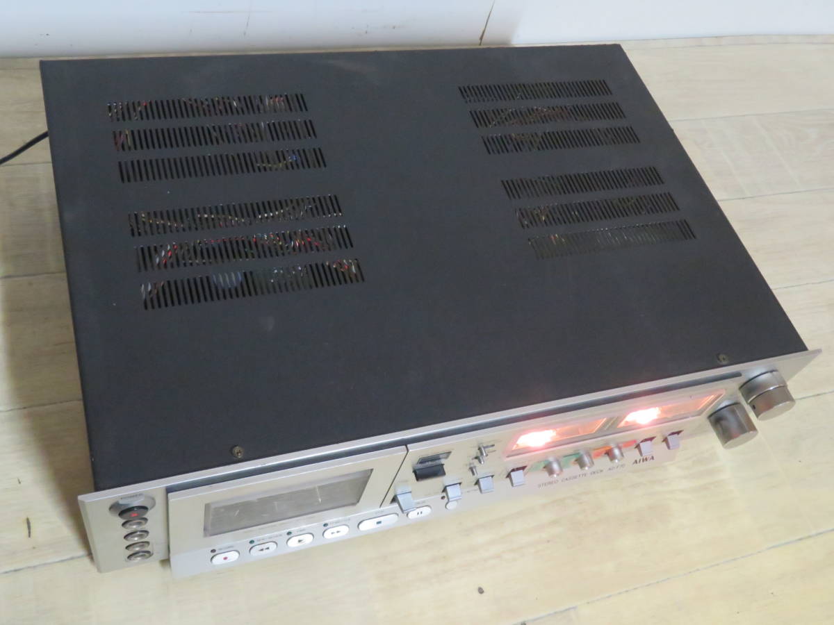 当時物 AIWA アイワ AD-F70 カセットデッキ 昭和レトロ AIWA アイワ