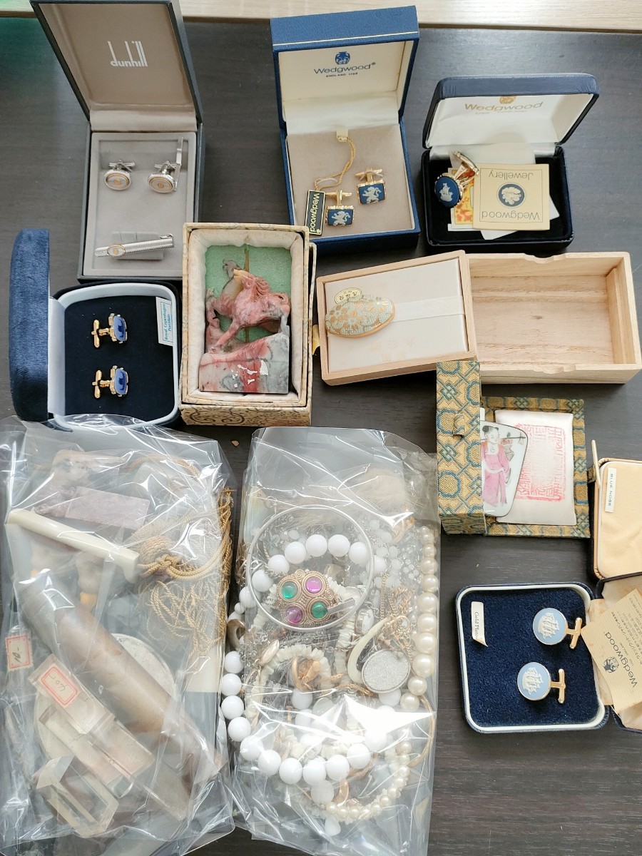 002 遺品整理 アクセサリー タイピン ネックレス など 無選別まとめ