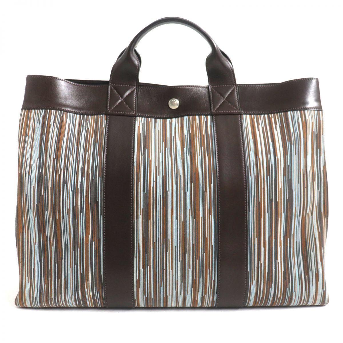 美品▽HERMES エルメス フールトゥ MM ヴィブラート セリエボタン  