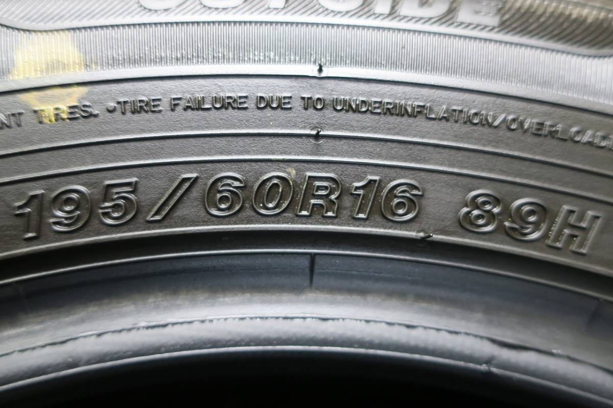 極上9.5分山 2023年製 国産 195/60R16 グッドイヤー イーグル LS EXE 格安4本SET 迅速発送/手渡し 交換作業も可 安心のパンクチェック済み 極上 国産 RVⅡ 205&frasl;60R16 タイヤ 3プラス195