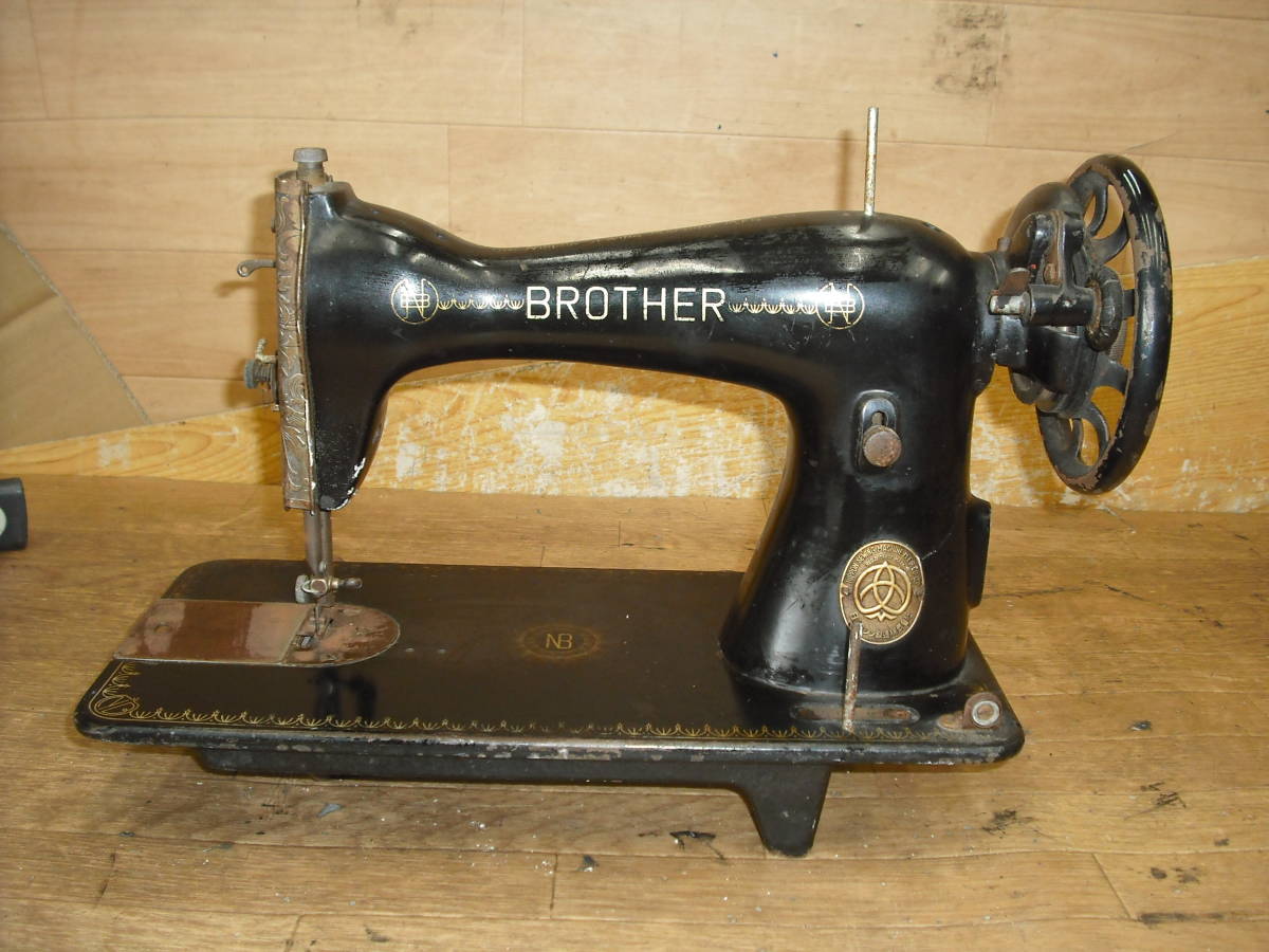 ８４６１　昭和レトロ BROTHER ブラザー 工業用ミシン Y565092