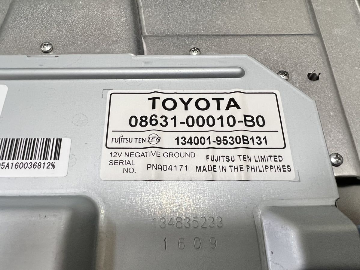 ☆トヨタ純正 フリップダウンモニター V12T-R66C 08631-00010-B 80系