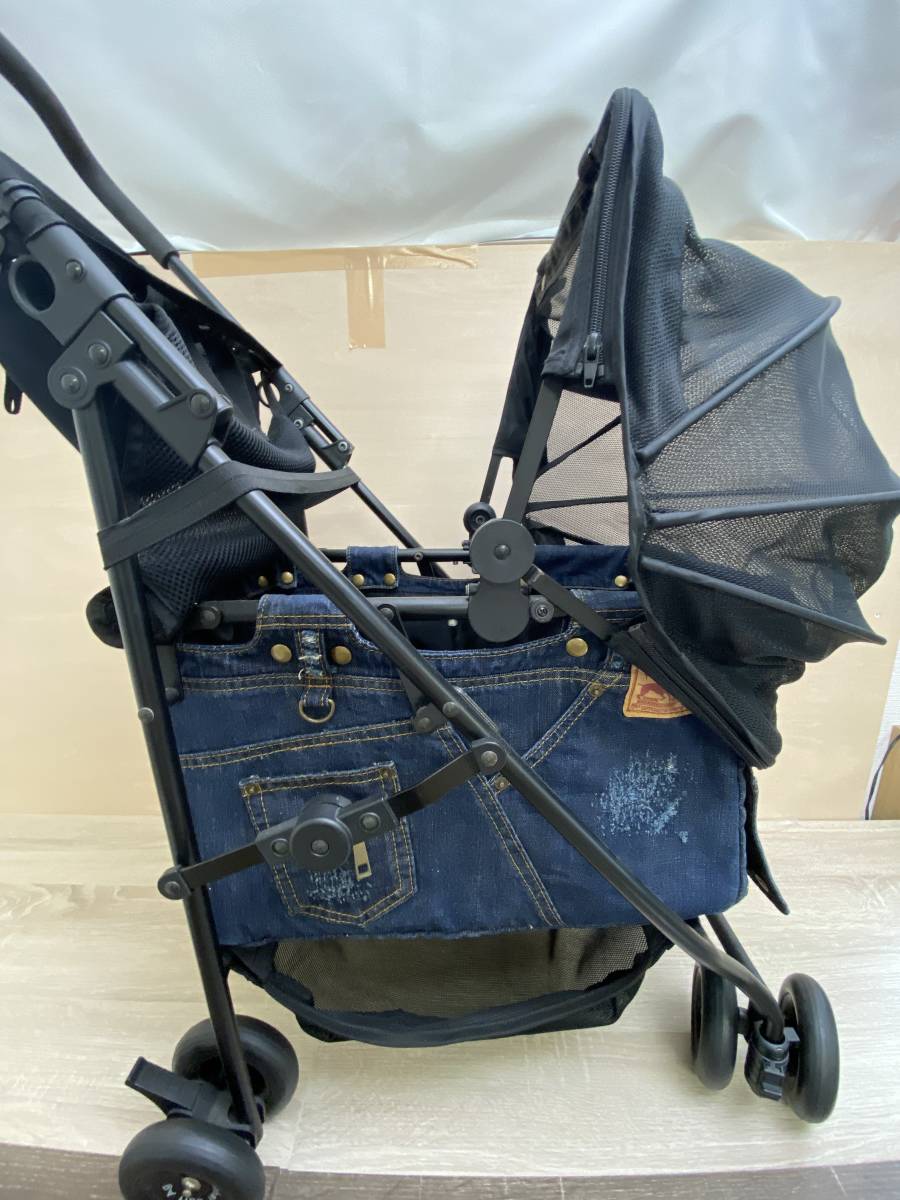 未使用品】Mother Cart マザーカート デニム ペットカート ペット