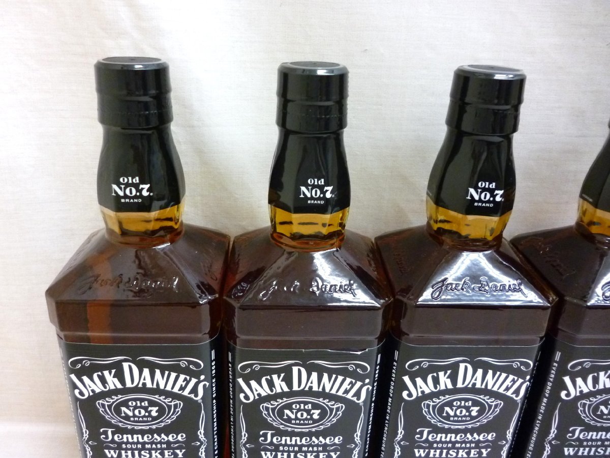 大黒屋】未開栓 5本 JACK DANIEL'S ジャックダニエル Old No.7 BRAND