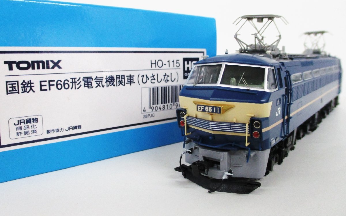 TOMIX HO-115 EF66 ひさしなし 電気機関車 EF66形(ひさしなし)ジャンク