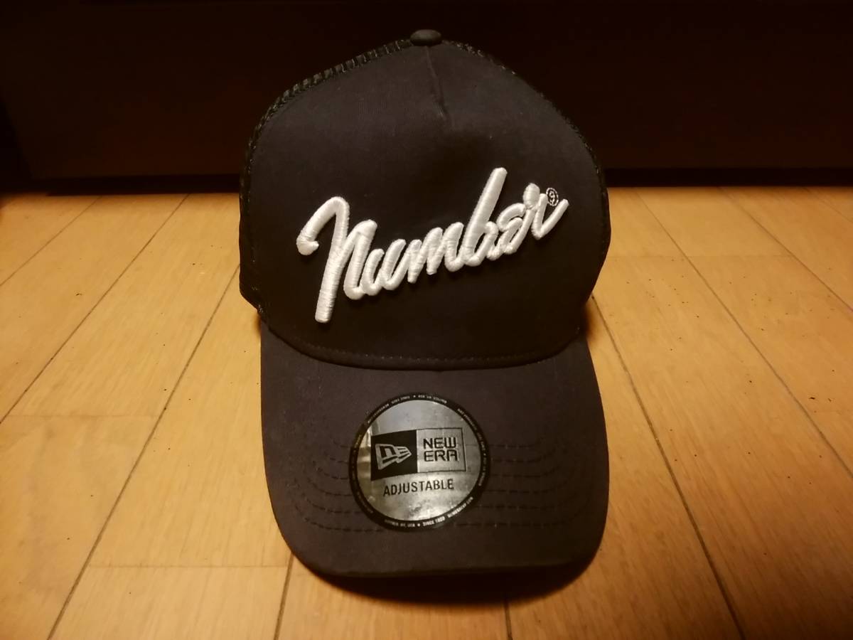 【NUMBER NINE ナンバーナイン×NEW ERA ニューエラ 】刺繍入りベースボールキャップ 限定コラボモデル 人気アイテム