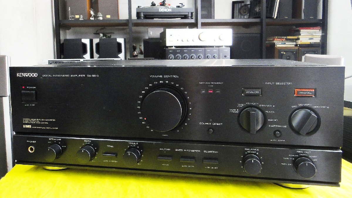 本物保証，送料無料 KENWOODのD/Aコンバーター内蔵プリメイン アンプ DA-9010 MADE IN JAPAN(KENWOOD)｜売買されたオークション情報、yahooの商品情報をアーカイブ公開 - オークファン KENWOOD